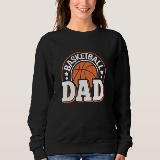Basketbal Dad Basketbal Mannen Trui (Voorkant)