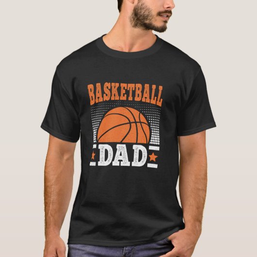 Basketbal Dad  basketbalspeler Mannen T Shi T-shirt (Voorkant)