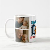 Basketbal Dad Fotocollage Mok – Gepersonaliseerd (Links)