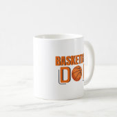 Basketbal Dad Oranje bal Sport Fan Koffiemok (Voorkant rechts)