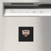 Basketbal Dad Premium Magneet (Insitu (Vaatwasser))