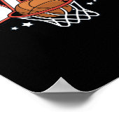 Basketbal Dad Premium Poster (Hoek)