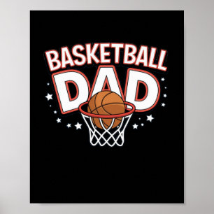 Basketbal Dad Premium Poster