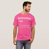 Basketbal Dad Shirt - als een normale vader behalv (Voorkant volledig)