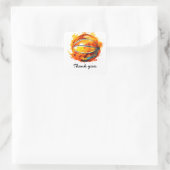 Basketbal dank u Sticker (Tas)