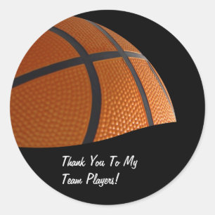 Basketbal Dank u Stickers