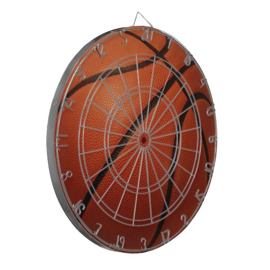 Basketbal Dartboard Dartbord (Voorkant Links)