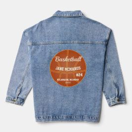 Basketbal Denim Jas Denim Jacket