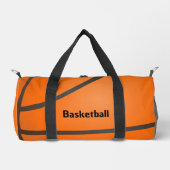 Basketbal Design Duffel Bag Plunjezak (Voorkant)