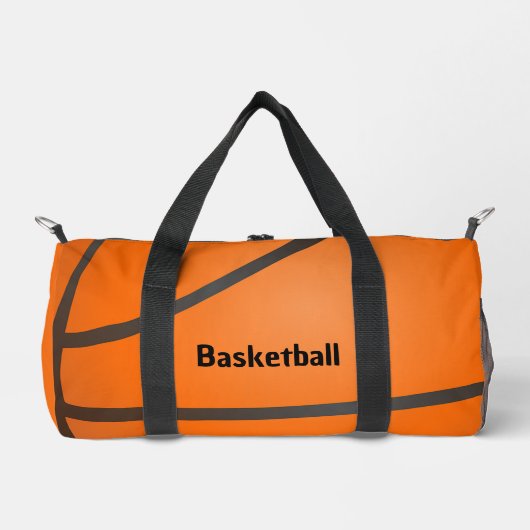 Basketbal Design Duffel Bag Plunjezak (Voorkant)