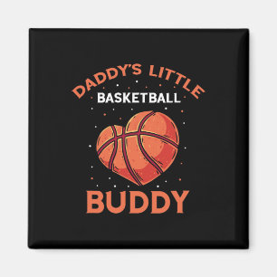 Basketbal Design - Meisje dat houdt van basketbal  Magneet