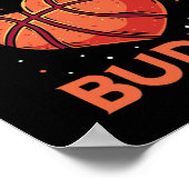 Basketbal Design - Meisje dat houdt van basketbal  Poster (Hoek)