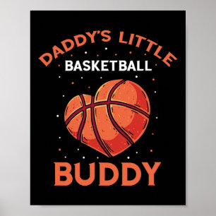 Basketbal Design - Meisje dat houdt van basketbal Poster