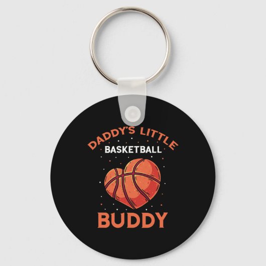 Basketbal Design - Meisje dat houdt van basketbal Sleutelhanger (Voorkant)