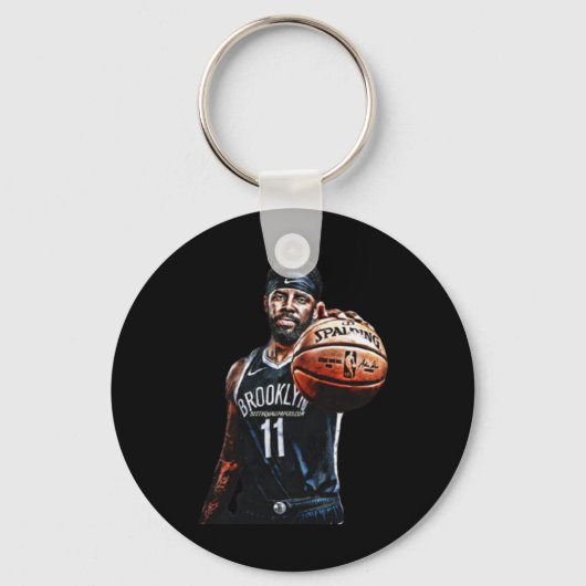 Basketbal Design Sleutelhanger (Voorkant)