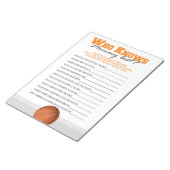 Basketbal die mama kent beste Baby spel pakket Notitieblok (Schuin)