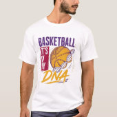 Basketbal DNA T-shirt (Voorkant)