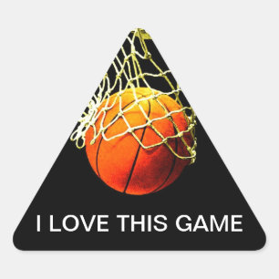 Basketbal Driehoek Sticker