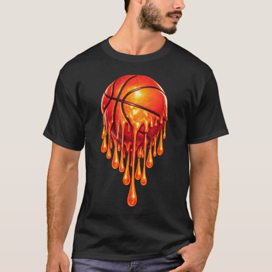 Basketbal Drip Esthetiek - Bball Slam Dunk T-shirt (Voorkant)