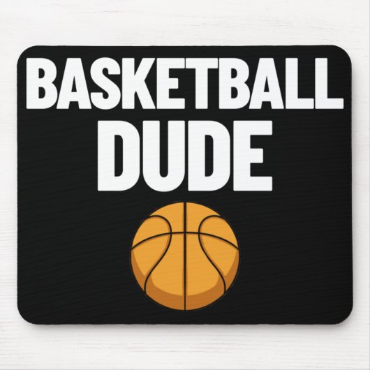 Basketbal Dude Mannen Basketbal Gift Perfect Baske Muismat (Voorkant)