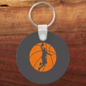 Basketbal Dunk Bal Schieten Srts Game Trainer Sleutelhanger (Voorkant)