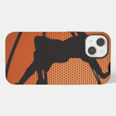 Basketbal dunk iPhone hoesje (Achterkant horizontaal)