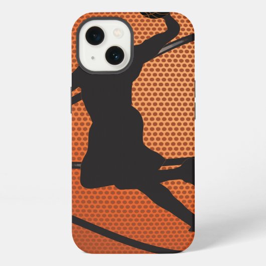 Basketbal dunk iPhone hoesje (Achterkant)
