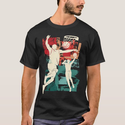 Basketbal Dunks T-shirt (Voorkant)