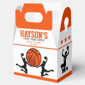 Basketbal eerste jaar down 1e verjaardag bedankdoosjes (Geopend)