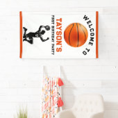 Basketbal eerste jaar down 1e verjaardag spandoek (Insitu)