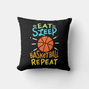 Basketbal - Eet Slaap Basketbal Herhaal Kussen