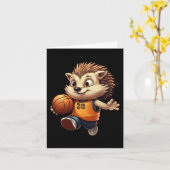 Basketbal Eggel 1 Kaart (Gele Bloem)