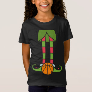 Basketbal Elf Kerstmis Pyjama T-shirt
