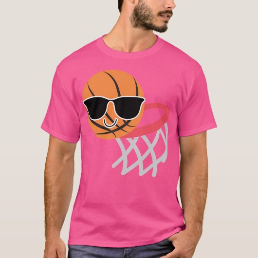 Basketbal emoji t-shirt (Voorkant)
