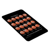 Basketbal Emotions Magnet Magneet (Rechterzijde)