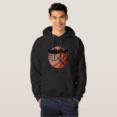Basketbal en Grafisch ontwerp Hoodie (Voorkant volledig)