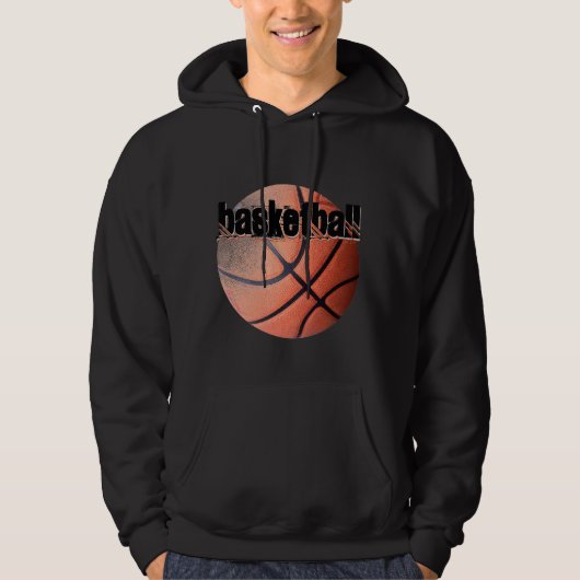 Basketbal en Grafisch ontwerp Hoodie (Voorkant)