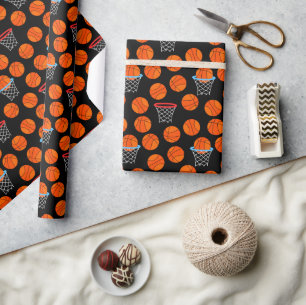 Basketbal en Hoops Sportpatroon Cadeaupapier
