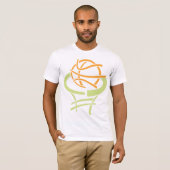 Basketbal en Net Mannen T-shirt (Voorkant volledig)