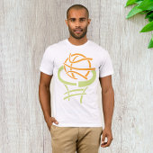 Basketbal en Net Mannen T-shirt
