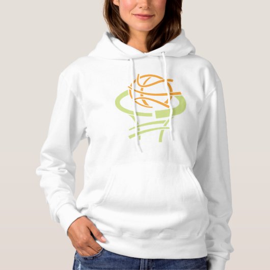 Basketbal en Net Women Hoodie (Voorkant)