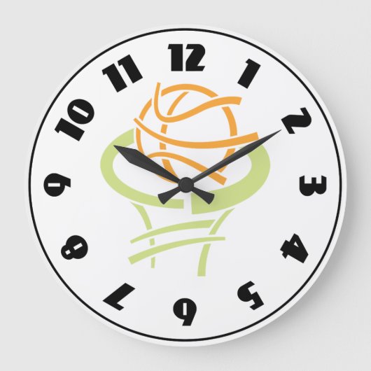 Basketbal en Netto klok (Voorkant)