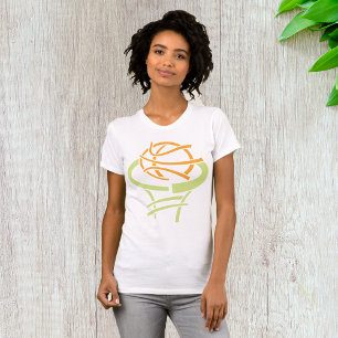 Basketbal en Netto Vrouwen T-shirt