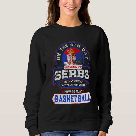 Basketbal En Servië Kosarka Srbija Trui (Voorkant)