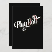 basketbal en speelbal save the date (Voorkant / Achterkant)