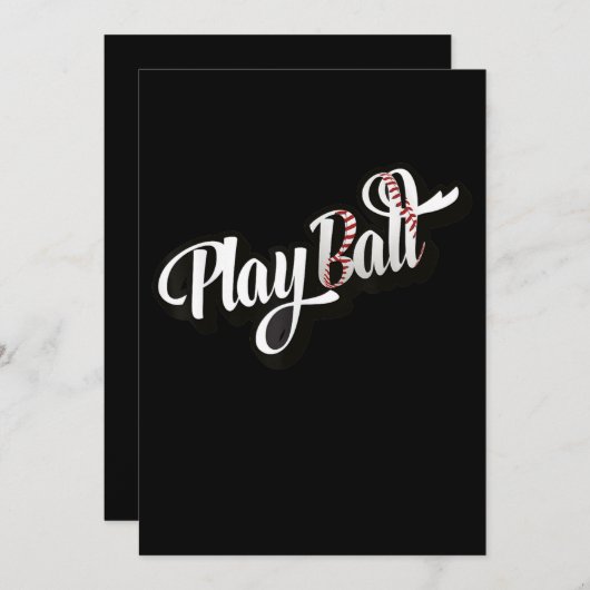 basketbal en speelbal save the date (Voorkant / Achterkant)