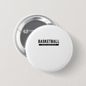 Basketbal enthousiast ronde button 5,7 cm (Voorkant /achterkant)