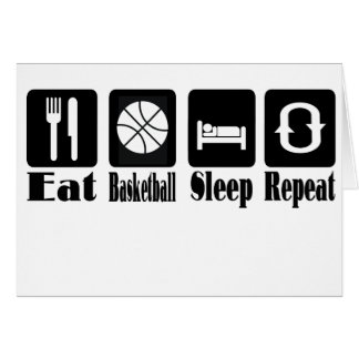 basketbal eten en herhalen