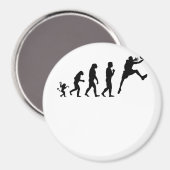 Basketbal evolutie, #Basketball Magneet (Voorkant / Achterkant)