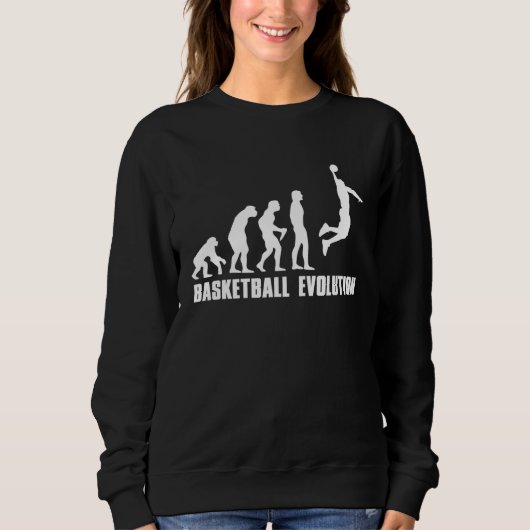 Basketbal evolutie trui (Voorkant)